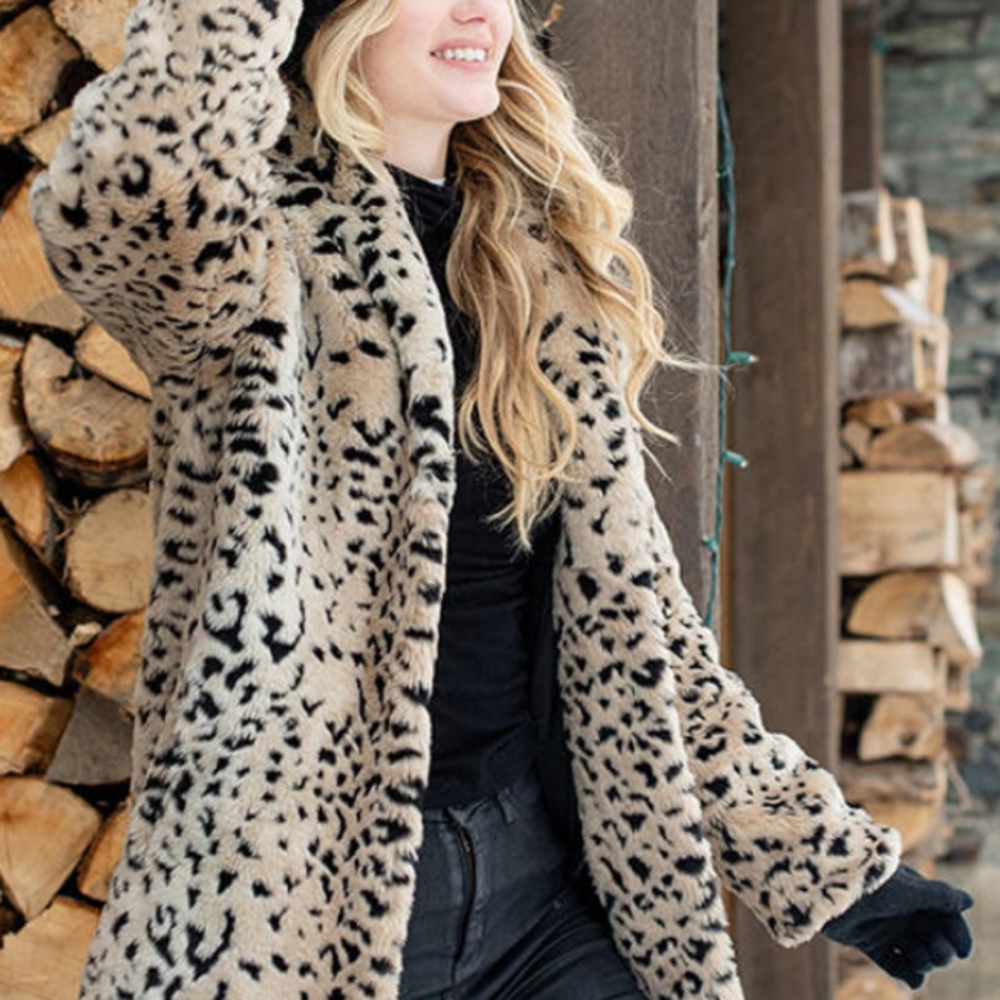 Plus size animal print coat, 3X Lovely Cheetah Print Fabulous Faux Fur